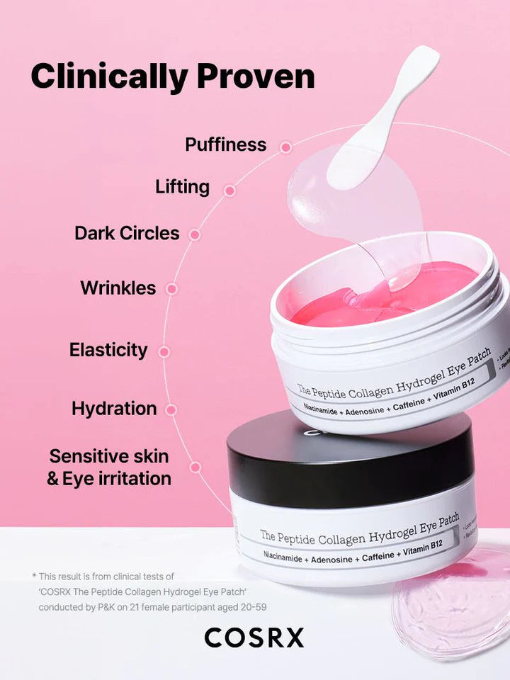 Peptide Collagen Hydrogel Eye Patches